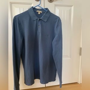 Burberry long-sleeve polo shirt
